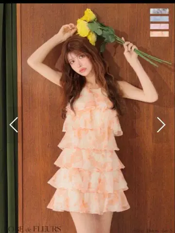 ROBE de FLEURS 꽃무늬 드레스 XS 사이즈