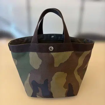 에르베샤 펠리에 카모플라쥬 패턴 토트백