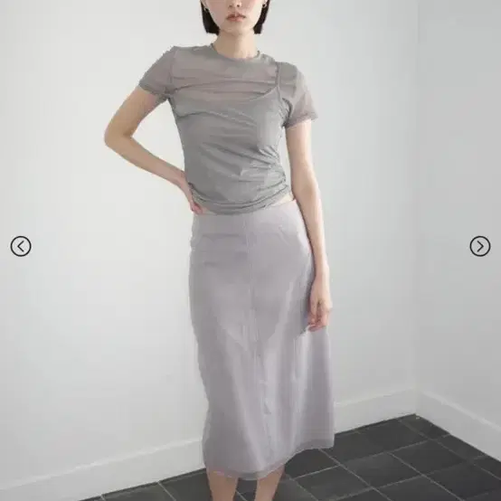 hwi 휘 ORGANZA SKIRT