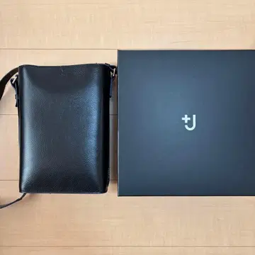 질 썬더 유니클로 콜라보 +J 가죽 숄더백