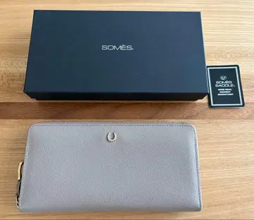 SOMES SADDLE 소메스 사들 피루엣 그레이지 컬러 장지갑