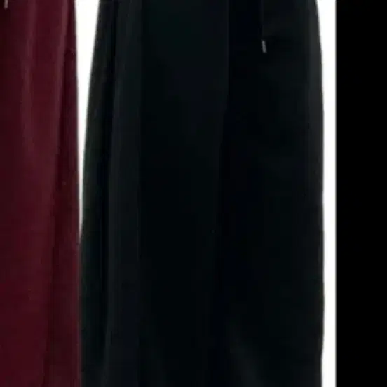 오버핏 와이드 팬츠 블랙