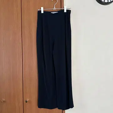 잔프랑코 페레 이탈리아제 와이드 팬츠 네이비 여성용 M