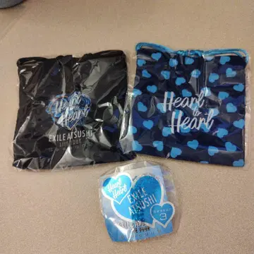 EXILE ATSUSHI Heart to Heart 복조리 & 스티커 세트