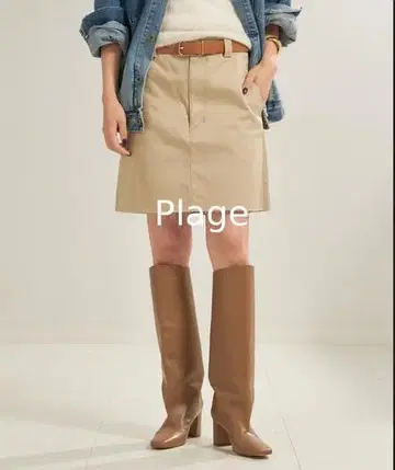 [ 택 포함 새상품 ] Plage Chino 미니 스커트