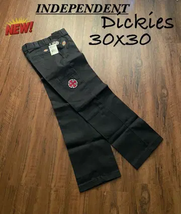 Dickies x Independent Truck 워크 팬츠 BLACK