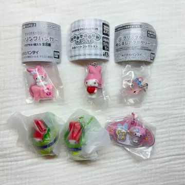 산리오 마이멜로디 가챠가챠 6개 세트