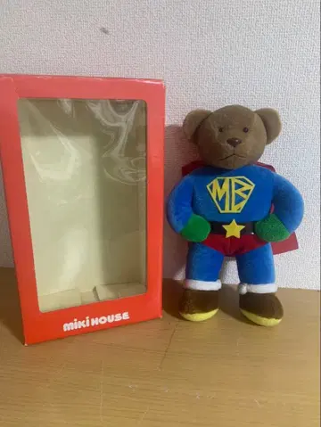miki HOUSE 미키하우스 MIGHTY BEAR 봉제 인형 테디베어