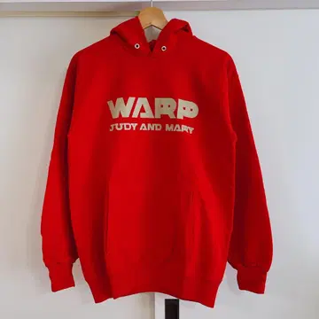 JUDY AND MARY WARP 후드티 빨간색