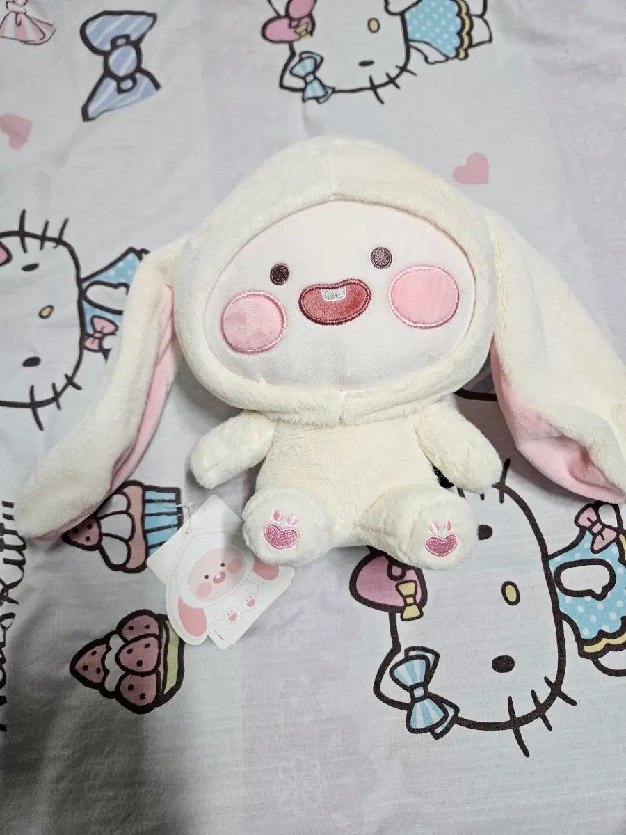 (새상품) 카카오 토끼 인형 핑크 귀여운