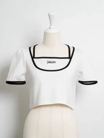 pium 바이컬러 셔츠