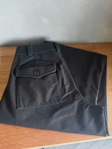 [미사용 새상품] UNIQLO 저지 배럴 레그 팬츠 블랙 XS 사이즈