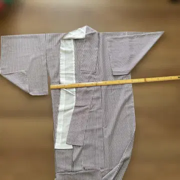 줄무늬 세탁 가능한 여름 기모노