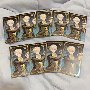 히바치 마나 금박 칵테일 카드 9장