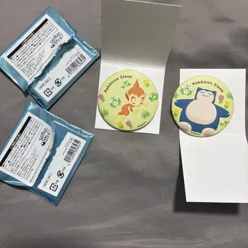포켓몬 슬립 3주년 캔뱃지 불꽃숭이 잠만보