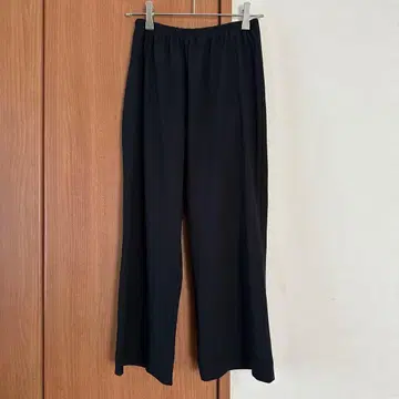 토쿠코 프리미에 볼 와이드 팬츠 9호 블랙 일본제 크롭 이지 팬츠