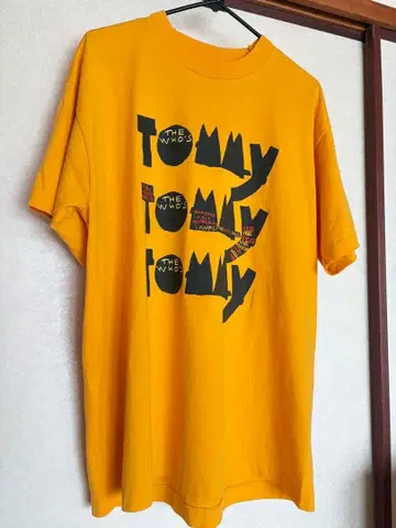90s THE WHO Tommy 티셔츠 뮤지컬