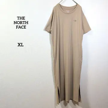 THE NORTH FACE 반팔 원피스 XL 베이지 롱 기장