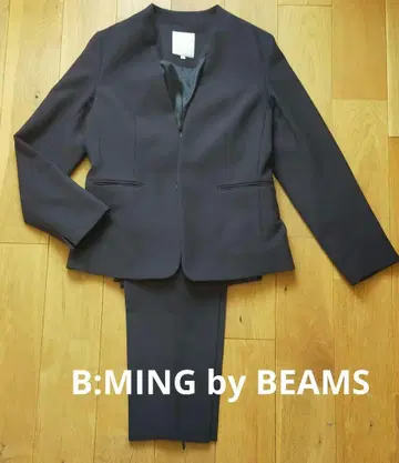 B:MING by BEAMS 바지 정장 상하의 블랙 M