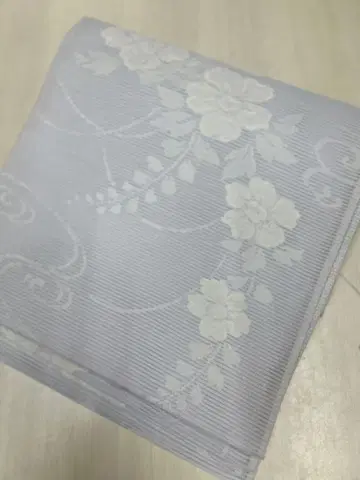 후쿠로 오비 여름 오비 연보라색 꽃 문양 벚꽃 무늬 시원한