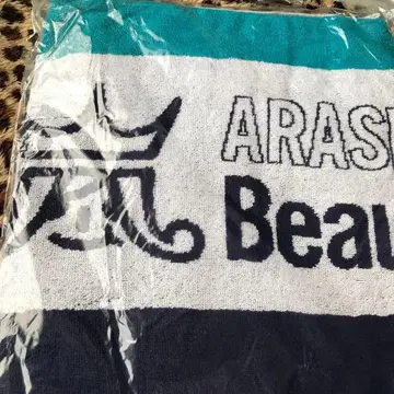 아라시 Beautiful World 후드 부착 타월