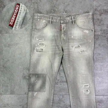 [ 최신 모델 ] DSQUARED2 디스퀘어드 2021 스케이터 데님 50
