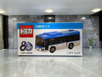 [ 새상품 미사용 ] 토미카 가와사키시 버스 이스즈 엘가 가와사키시 교통사업 80주년 기념