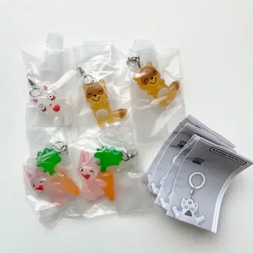 논탄 메지루시 액세서리 2 논탄 너구리 씨 토끼 씨