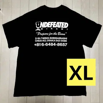 UNDEFEATED T셔츠 XL 사이즈 블랙