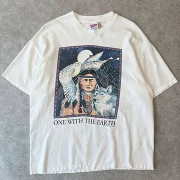 90s USA제 휴먼아이티스 아트T셔츠 빈티지
