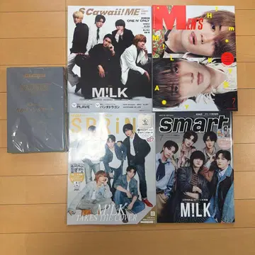 M!LK 잡지 4권 세트 S Cawaii! smart 외