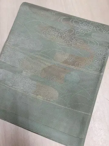 여름 오비 실크 후쿠로 오비 린파 문양 격식 높은 고급 여름 후쿠로 오비