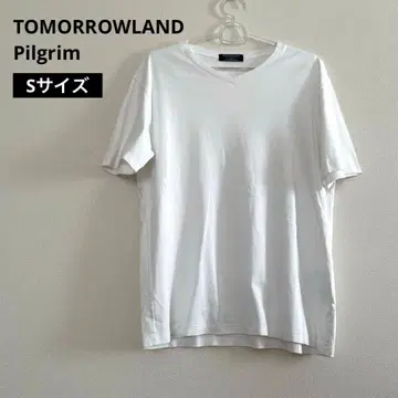 TOMORROWLAND Pilgrim 티셔츠 반팔 V넥 S사이즈 화이트