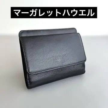 마가렛 하우엘 아이디어 접이식 지갑 블랙