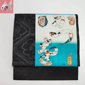 우타가와 쿠니요시 가쓰오 / 고양이의 당자 나고야 오비