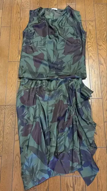 새상품급 귀중 DRIES VAN NOTEN 100% 실크 셋업 M
