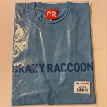 CRAZYRACCOON TONAL LOGO TEE M 사이즈 BLUE