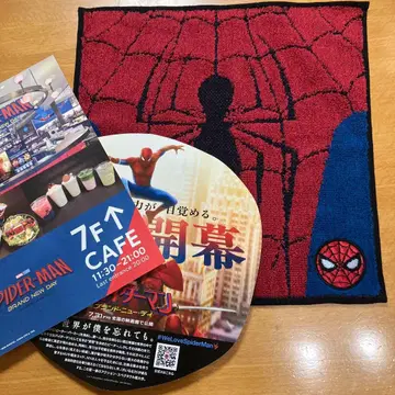 [ 시부야 TSUTAYA 특별 이벤트 ] 스파이더맨 핸드 타월 부채 전단지