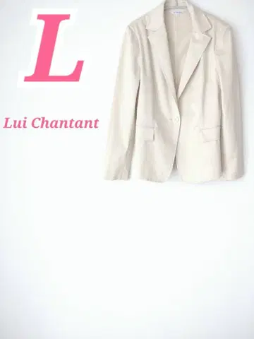Lui Chantant 테일러드 자켓 라이트 베이지 L 깔끔한