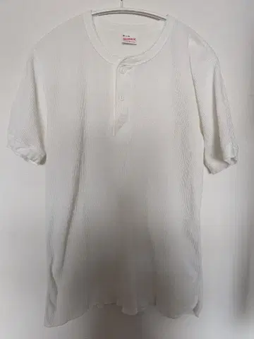 Healthknit 헬스니트 와플 서멀 헨리넥 T셔츠
