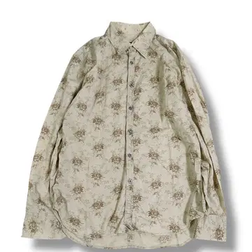 새상품급 Paul Smith 폴스미스 꽃무늬 셔츠 베이지 L 사이즈
