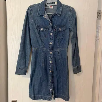 Levi's 데님 원피스 긴팔
