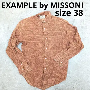 297 EXAMPLE by MISSONI 긴팔 셔츠 올 패턴 이탈리아제 38
