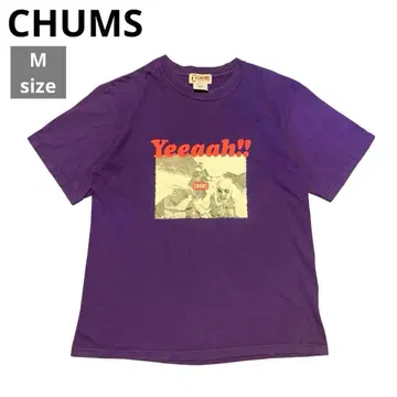 CHUMS 빈티지 T셔츠 보라색 퍼플 USA제