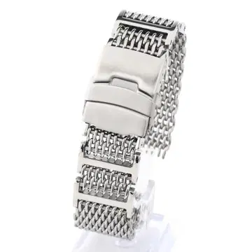 샤크 메쉬 22mm H 링크 실버 스테인리스 NATMK
