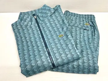 LACOSTE 모노그램 자카드 나일론 자켓 셋업 US M