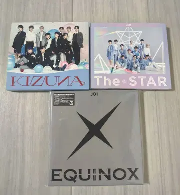 JO1 CD 앨범 3장 세트 KIZUNA TheSTAR EQUINOX