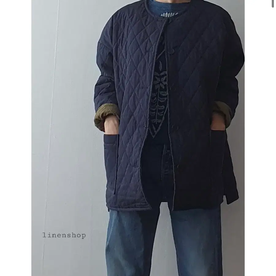 리넨샵 리버시블 자켓