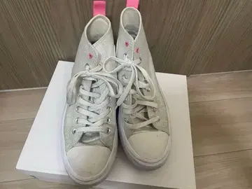 Converse Chuck Taylor 통굽 스니커즈 실버