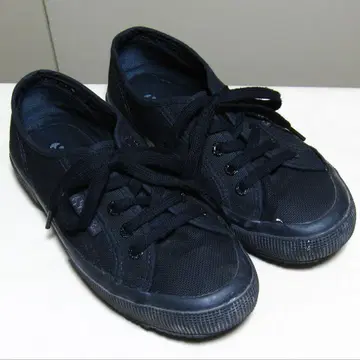 [ 인기 ] SUPERGA 스페루가 로우컷 스니커즈 EU35 블랙